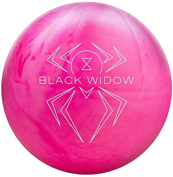 Black Widow Pink Pearl Urethane bowling ball